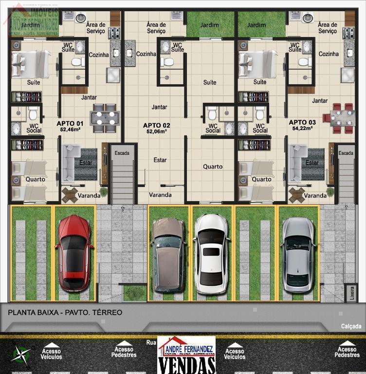 Apartamento à venda com 2 quartos, 58m² - Foto 6